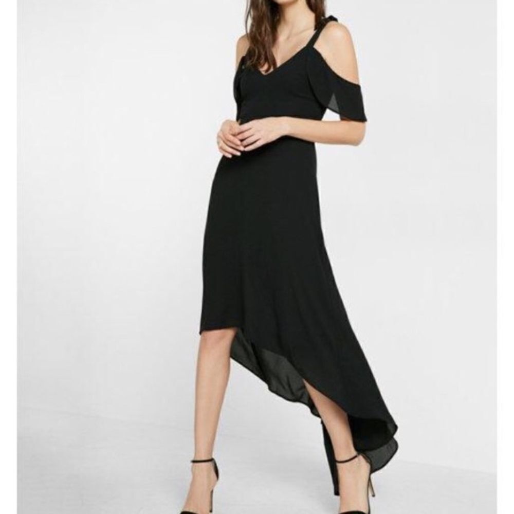 Express Cold Shoulder Maxi Dress